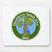 Arbor Day Ohio Mouse Mat