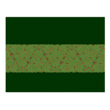 Arboreal Triangle Knot Band Postcard