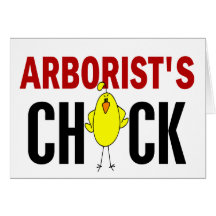 Arborist’s Chick Greeting Card