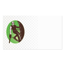 arborist tree surgeon agriculturist chainsaw business card template