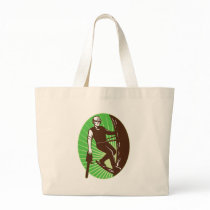 arborist tree surgeon chainsaw retro bag