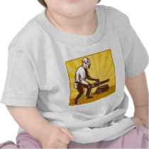 arborist tree surgeon chainsaw retro shirts