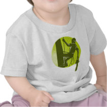 arborist tree surgeon chainsaw retro t-shirts