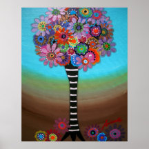 ARBRE ABSTRAIT DES AFFICHES DE LA VIE
