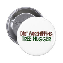 Arbre adorant Hugger de saleté Badges