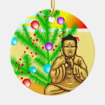 Arbre de Bouddha et de Noël Ornements De Noël