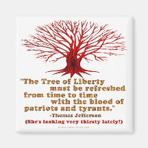 Arbre de Jefferson de la liberté Magnets