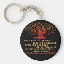 Arbre de Jefferson de la liberté Porte-clefs