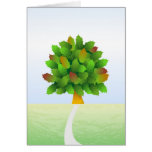 Arbre de la vie carte de vœux
