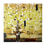 Arbre de la vie par Gustav Klimt 2 Carreau