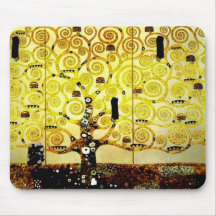 Arbre de la vie par la version 2 de Gustav Klimt M Tapis De Souris