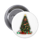Arbre de Noël avec Participants : Pin's Avec Agrafe