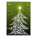 arbre de Noël Carte De Vœux