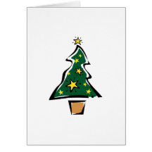 Arbre de Noël Cartes De Vœux