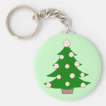 Arbre de Noël de base-ball Porte-clé