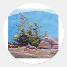 "Arbre de sapin de montagne de Cadillac " Autocollant