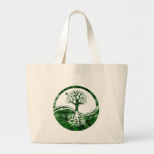 Arbre de Yin Yang Sacs De Toile
