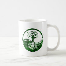 Arbre de Yin Yang Tasse À Café