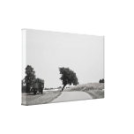 Arbre par la copie de toile de route impressions sur toile