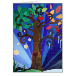 Arbre pendant toutes les saisons cartes