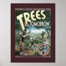 Arbres pour l'affiche de demain (18x24")