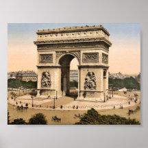 Arc de Triomphe, De l'Etoile, classi de Paris, Fra Affiches