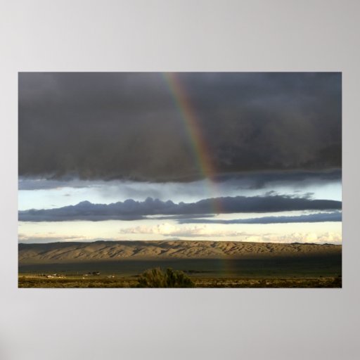Arc-en-ciel de désert posters