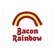 Arc-en-ciel de lard carte postale