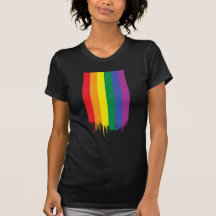 Arc-en-ciel gai t-shirts