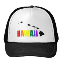 Arc-en-ciel hawaïen 2 casquette de camionneur