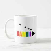 Arc-en-ciel hawaïen 2 mugs