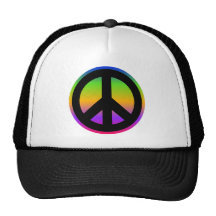 Arc-en-ciel lumineux casquette de camionneur