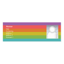 Arc-en-ciel - maigre cartes professionnelles