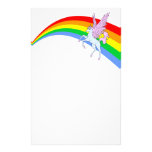 Arc-en-ciel vintage de licorne du tigre 80s de Cor Papier À Lettre Personnalisé