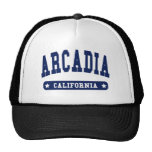 Arcadia California College Style t shirts Trucker Hats