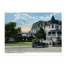 Arcadie hôtel, Wildwood, cru 1924 de New Jersey Carte Postale