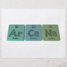 Arcana-Ar-Ca-Na-Argon-Calcium-Sodium Custom Flyer