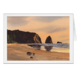 Arch Cape Sunset Greeting Card