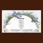 Arch of Blue Forget-Me-Nots business cards