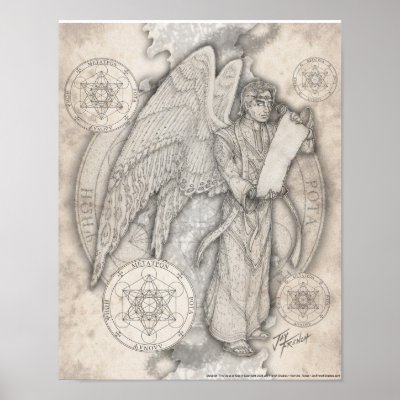 Archangel Metatron Print by jayfrench