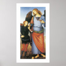 Archangel Raphael with Tobias Posters