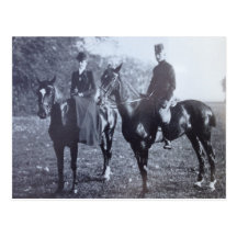 Archduchess on horse sidesaddle #003SS Postcards