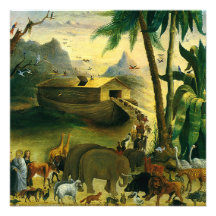 Arche de Noahs, Hidley, art religieux victorien vi Cartons D'invitation Personnalisés
