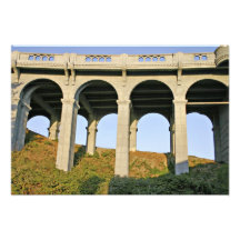 Arched supports Patterson Memorial Bridge Art Photo