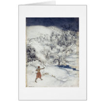Archer in the Snow Greeting Card