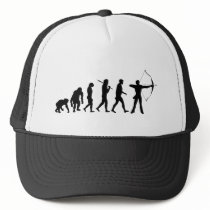 Archery Evolution of an Archery Bow and Arrow Mesh Hat