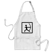archery icon apron
