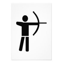 Archery player invitations