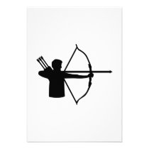 Archery player invitations