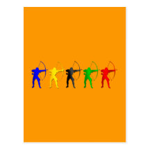 Archery Summer Games   Archer Sports Postcard
